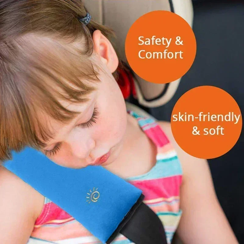 1 Pcs 4 Colors Seat Belt Cover Shoulder Pad Shoulder Strap Case Comfortable Driving Seat belt Shoulder Pad car Accessories