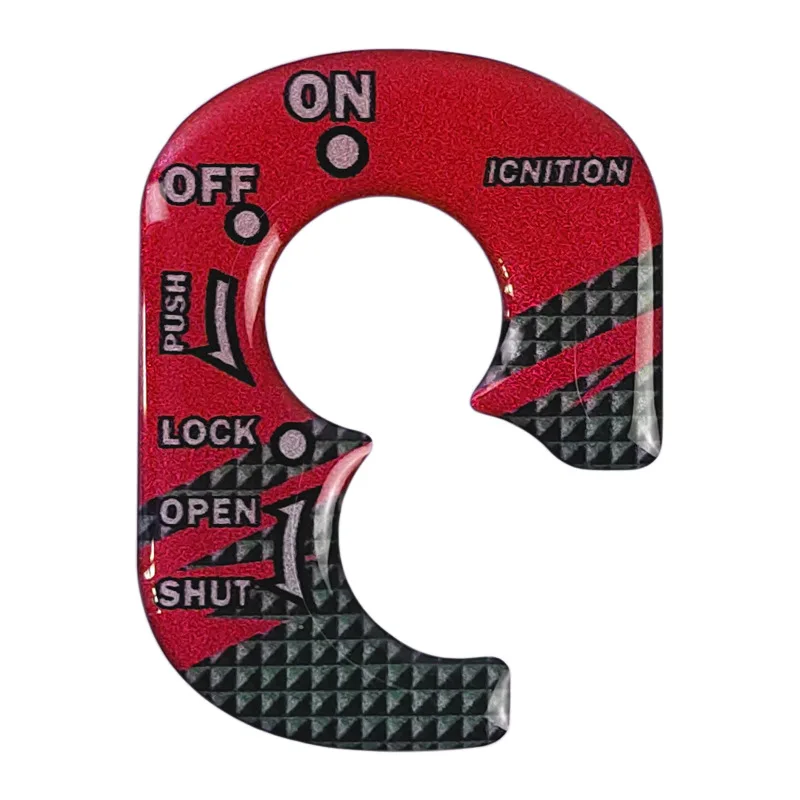 Strong Adhesive Motorcycle Ignition Lock Cover Accessories Moto Ignition Switch Stickers for Honda Jiayu Shark Tapa NX125