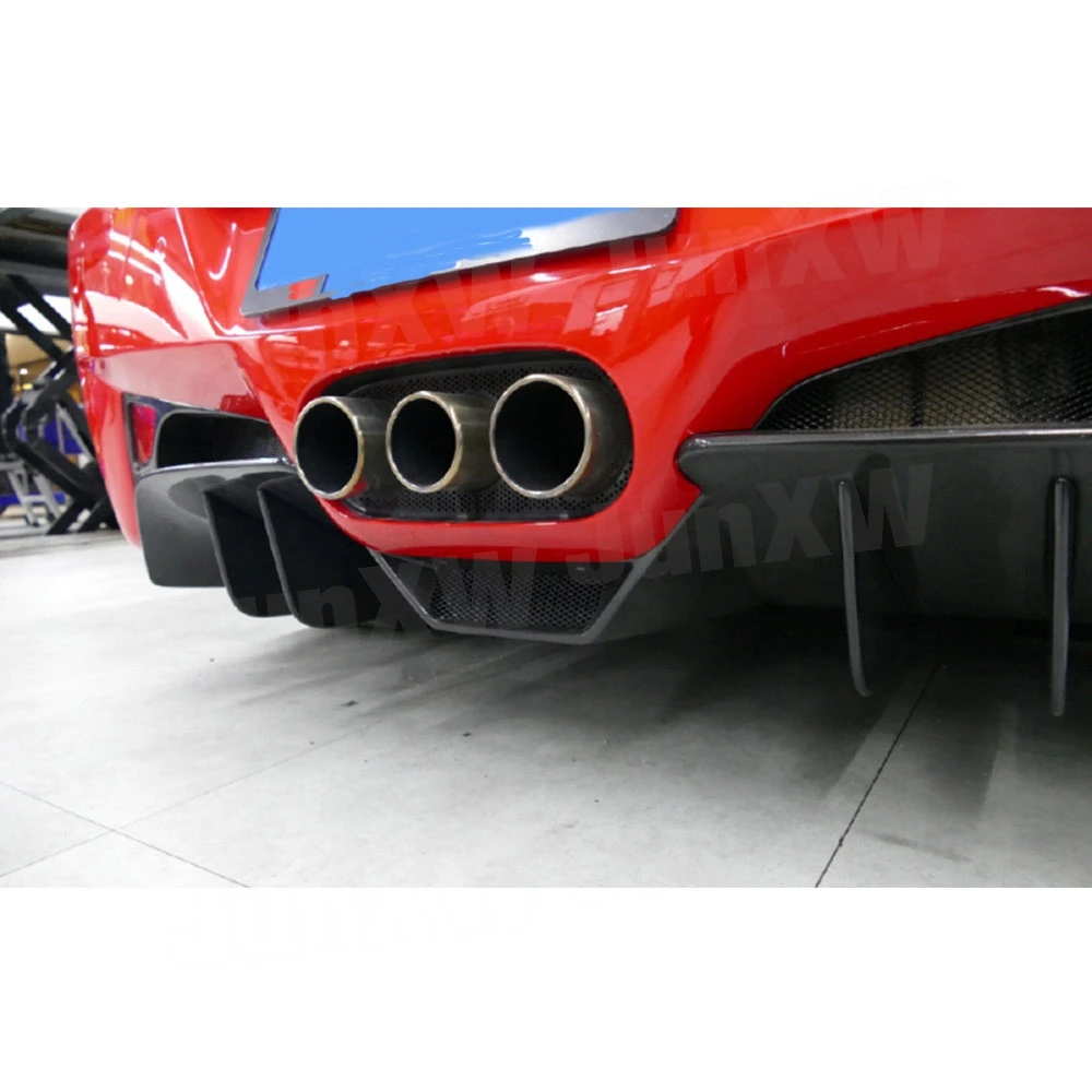

Carbon Fiber FRP Rear Bumper Lip Diffuser Spoiler For Ferrari 458 2011-2014 Skid Plate Bumper Diffuser Body Kits