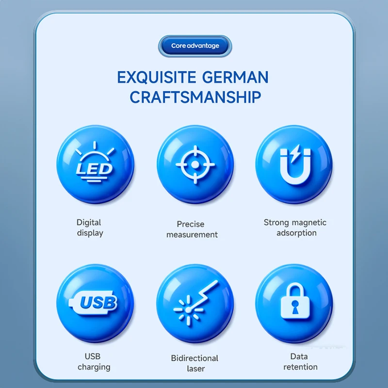 단면 자석 방수 IP54 디지털 경사계 전자 각도기 수평 경사계