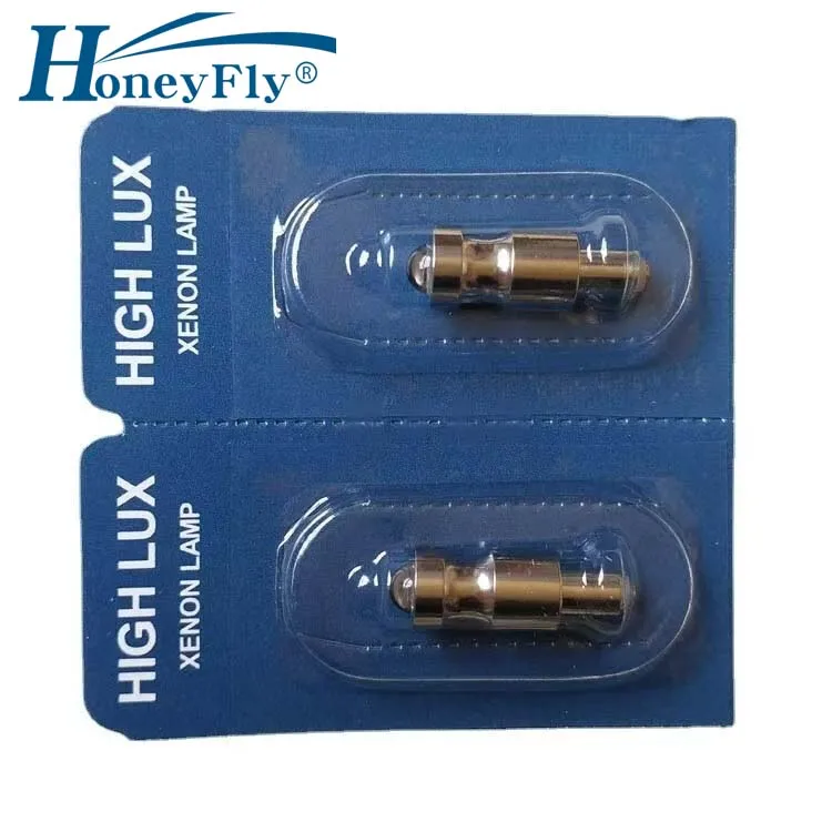 

HoneyFly Laryngoscope Xenon Halogen Lamp 3V 0.4A High Lux Medical Bulb for PENLON 55094