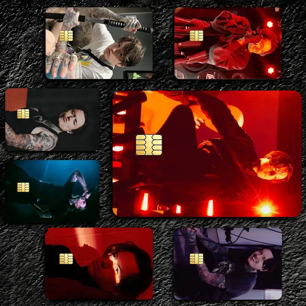 Bad Omens Noah Sebastian Credit Card HD Stickers Easy to replace, change card style anytime as you like