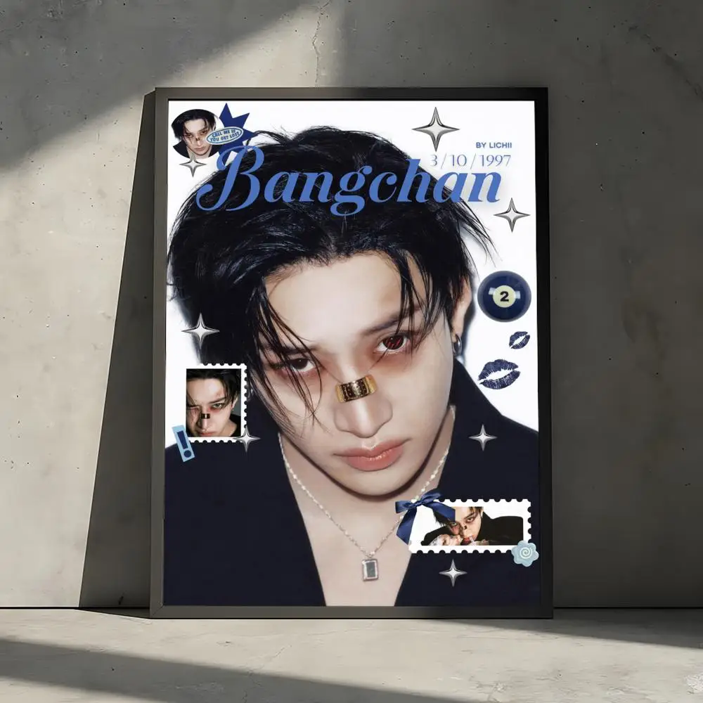 Korean Group Kpop Singer Bang Chan Poster Big Wall Art Premium Gifts For Decorating Bedrooms & Headboard Walls for Fans - view 2