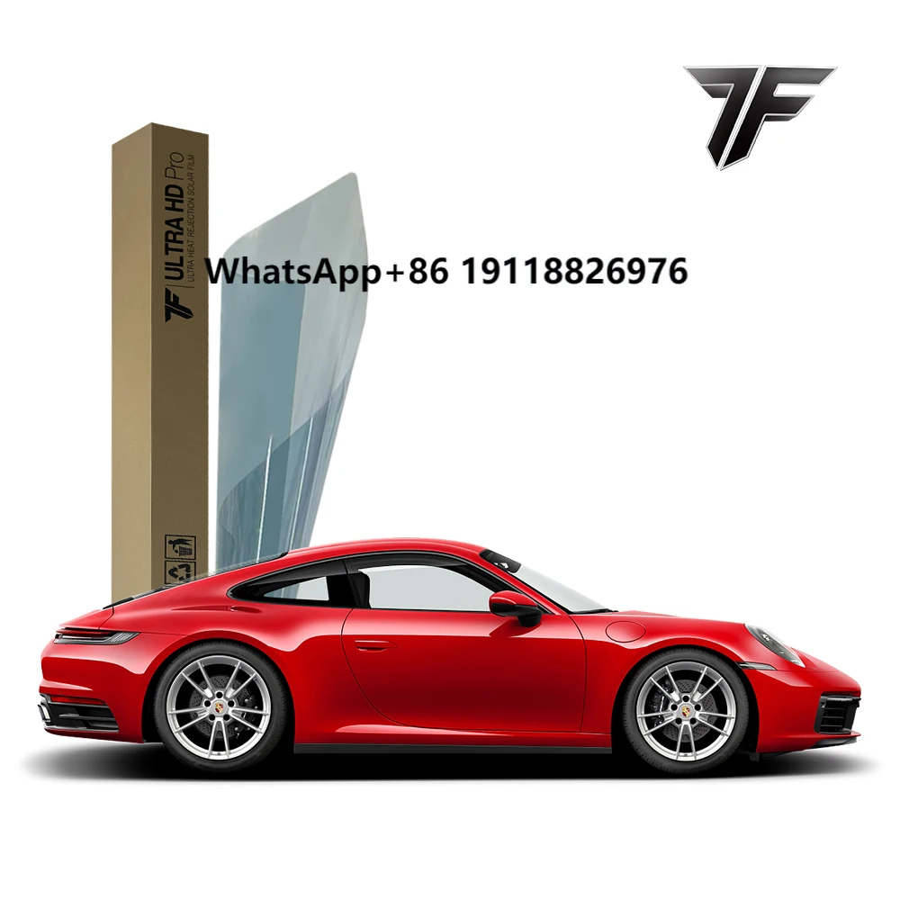 

7F High-Definition Magnetic Heat Reflective Window Film 1.52*30m VLT 70% UV Protection 99% Self Healing Car Cover Roll