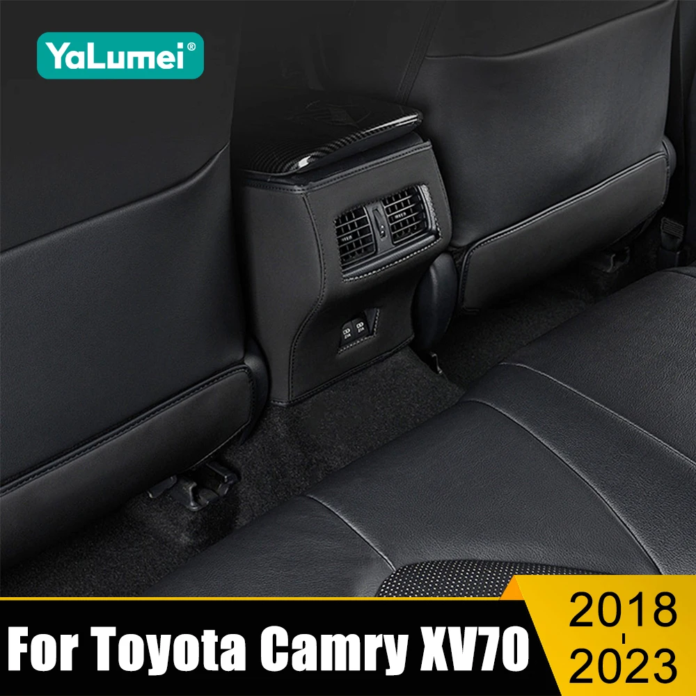 

For Toyota Camry 70 XV70 2018 2019 2020 2021 2022 2023 Hybrid Car Seat Back Kick-Proof Pad Child Anti Dirty Mats Accessories