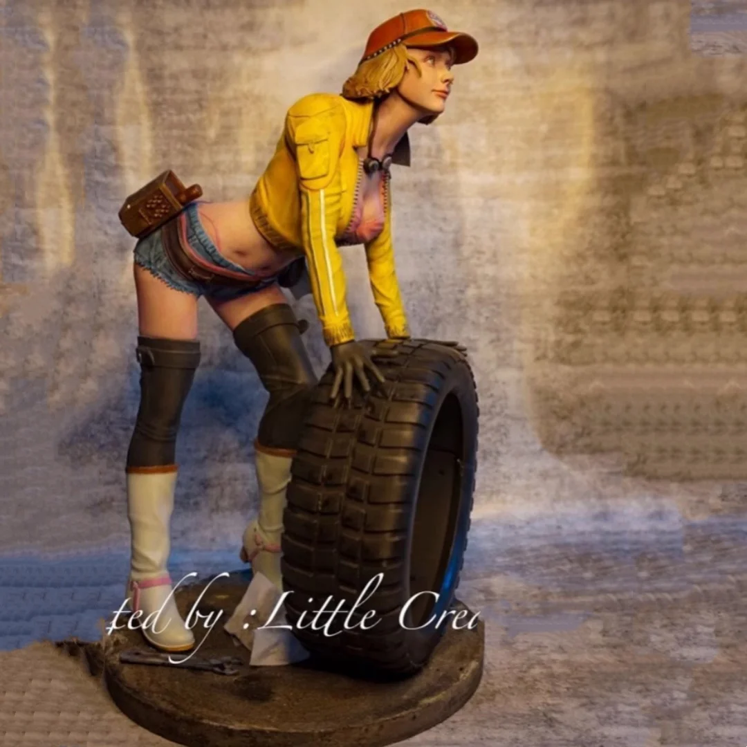 

1/24 Scale Resin Figure Assemble Model Kit Pretty Car Repairwoman Unassembled and Unpainted 3D printing DIY toy 790