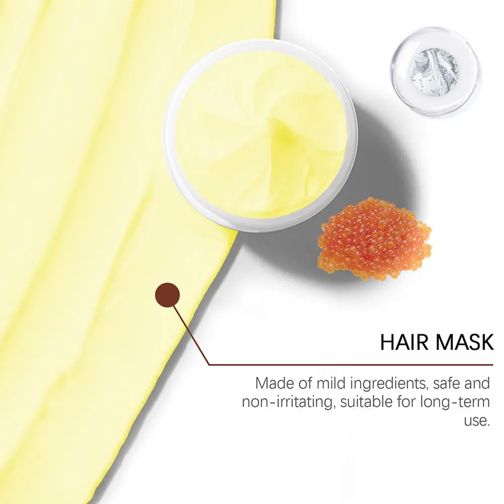 Mascarilla de colágeno para el cabello, máscara de queratina de reparación rápida, producto suave para el cuero cabelludo, para el cabello tratamiento exquisito, cuidado de daños brillantes, 5 segundos, I6M1