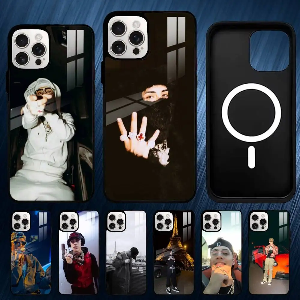 

C-Cris M-MJ Chilean R-Rapper Phone Case For iPhone17,16,15,14,13,12,11,Plus,Pro,Max For Magsafe Wireless Charging case