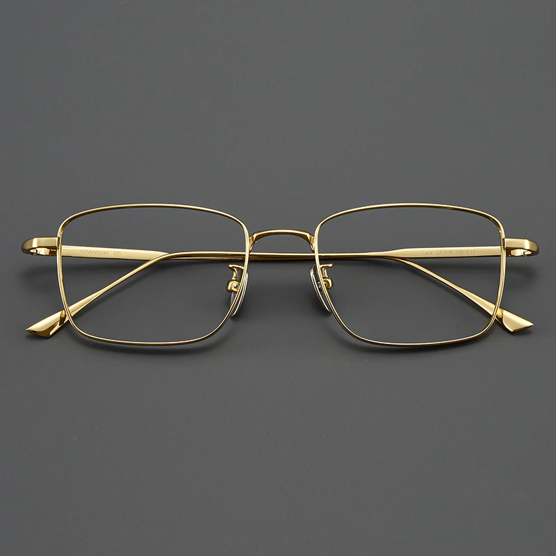 High Quality Titanium Optical Computer Glasses Frame Men Women Vintage Ultralight Rectangle Eyeglasses Luxury Brand Eyewear