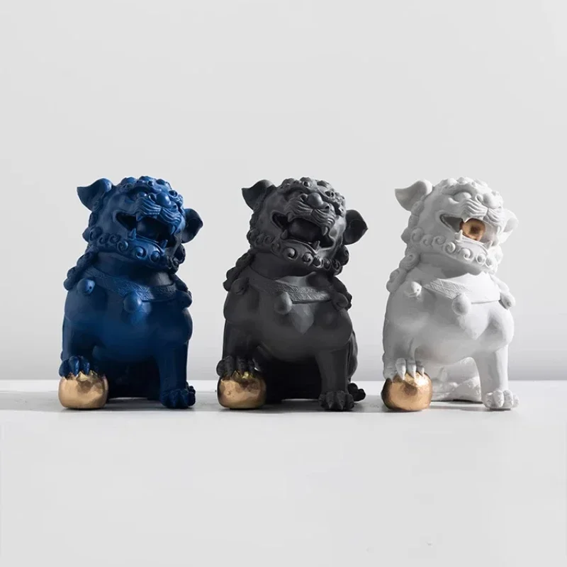 

Lion Statue Resin Ornament, Creative Home, Living Room, TV Cabinet, Bedroom, Office, Desktop Shop, Decorative Craft Gift