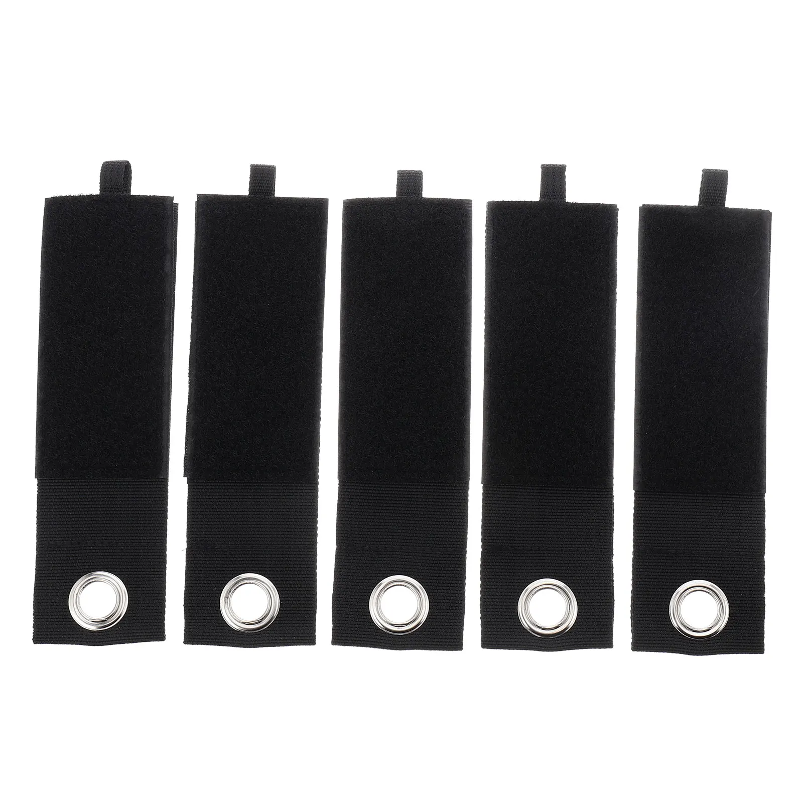 

5 pcs High Performance Nylon Storage Straps Heavy Duty Cable Hook Organizer Tool Metal Loop Indoor Outdoor Durability Long