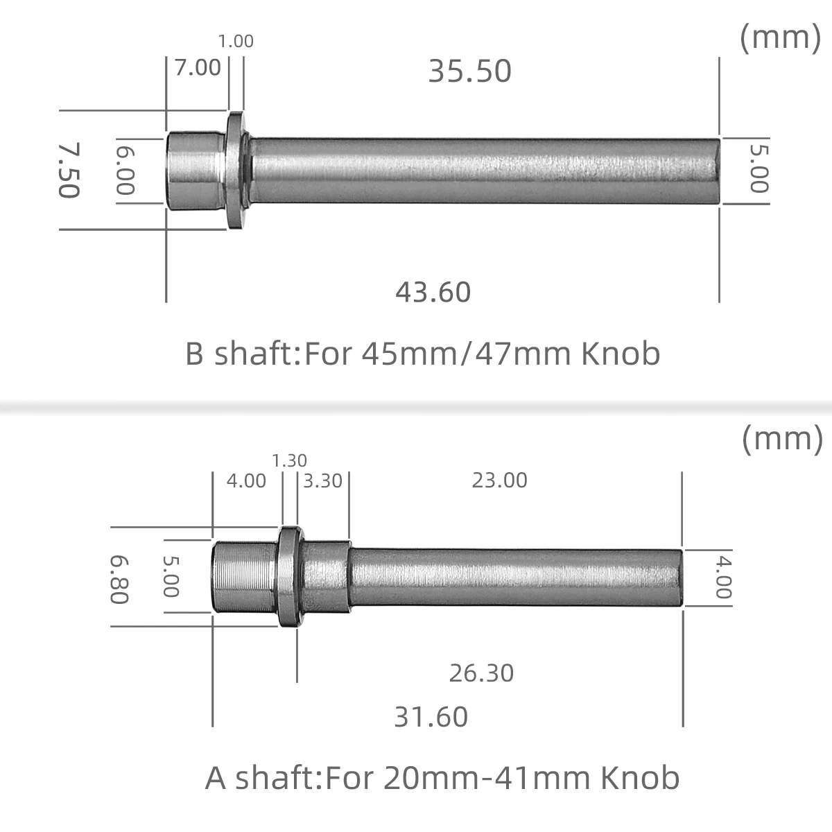 Gomexus Legierungs-Rollenwelle und -Lager für Shimano Daiwa Ryobi Peen Baitcasting- und Spinnrollen-Griffteile – Detail 1