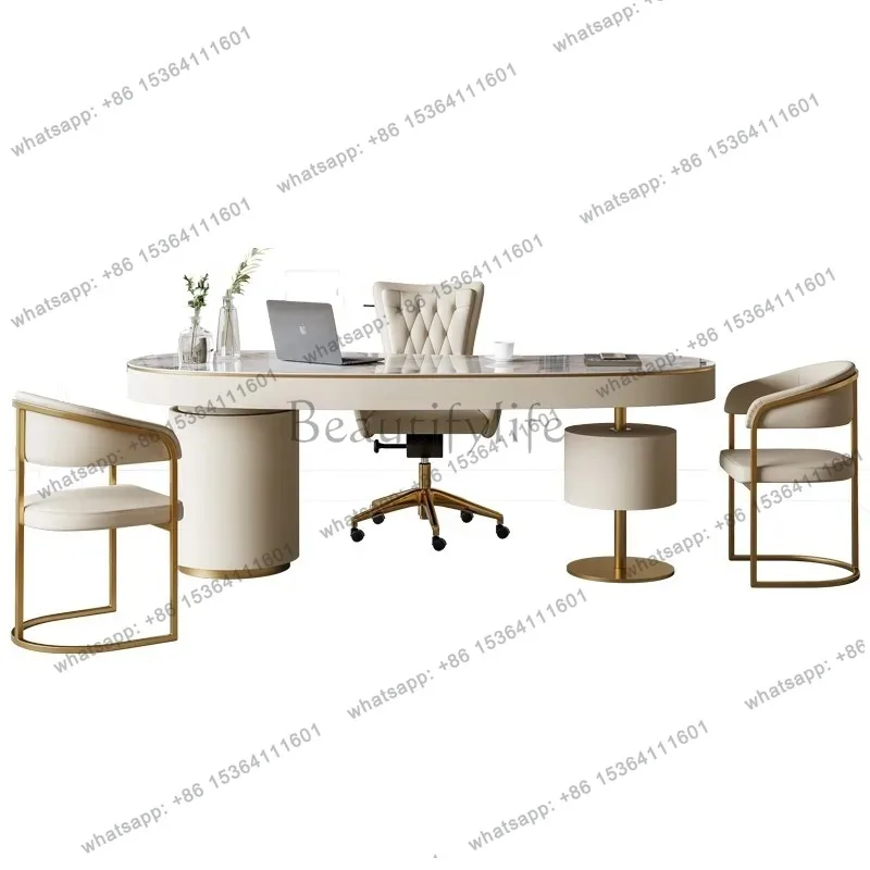 Upgrade Reception Office Table Aesthetic Luxury Writing Modern Office Desk Standing Specialty Cute Mesa De Escritorio Furniture