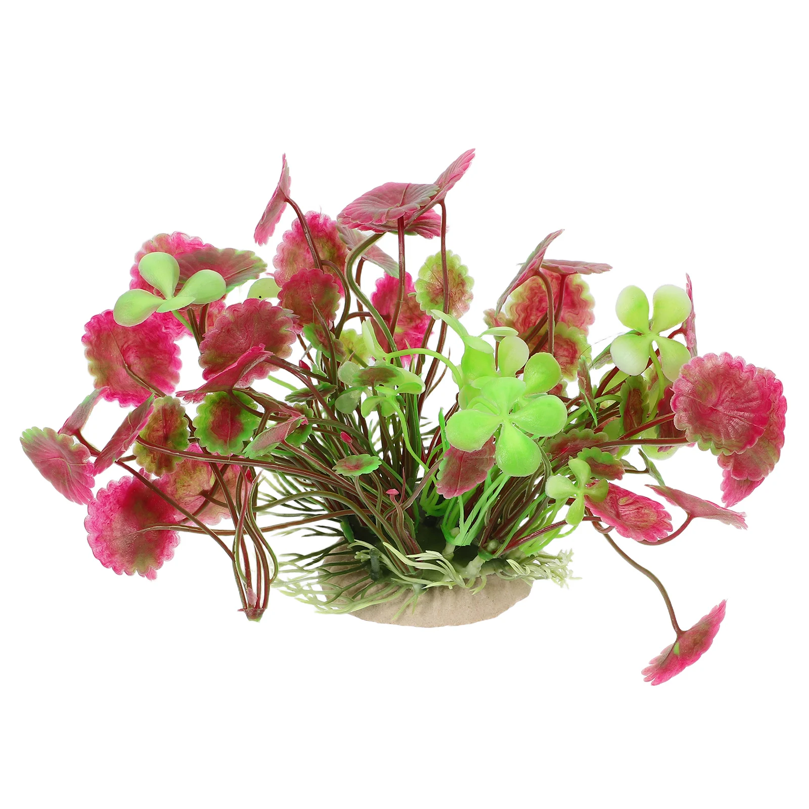 

Artificial Lotus Plants 14x6x5cm Purple Plastic Decor Aquarium Fish Tank Ornaments Non Toxic Lifelike Pet