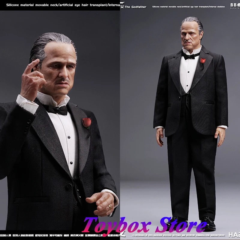 BBOTOYS HA2402 1/6 Silica Gel Delicate Godfather Action Figure Perfect Detail Design Suit Cloth 12