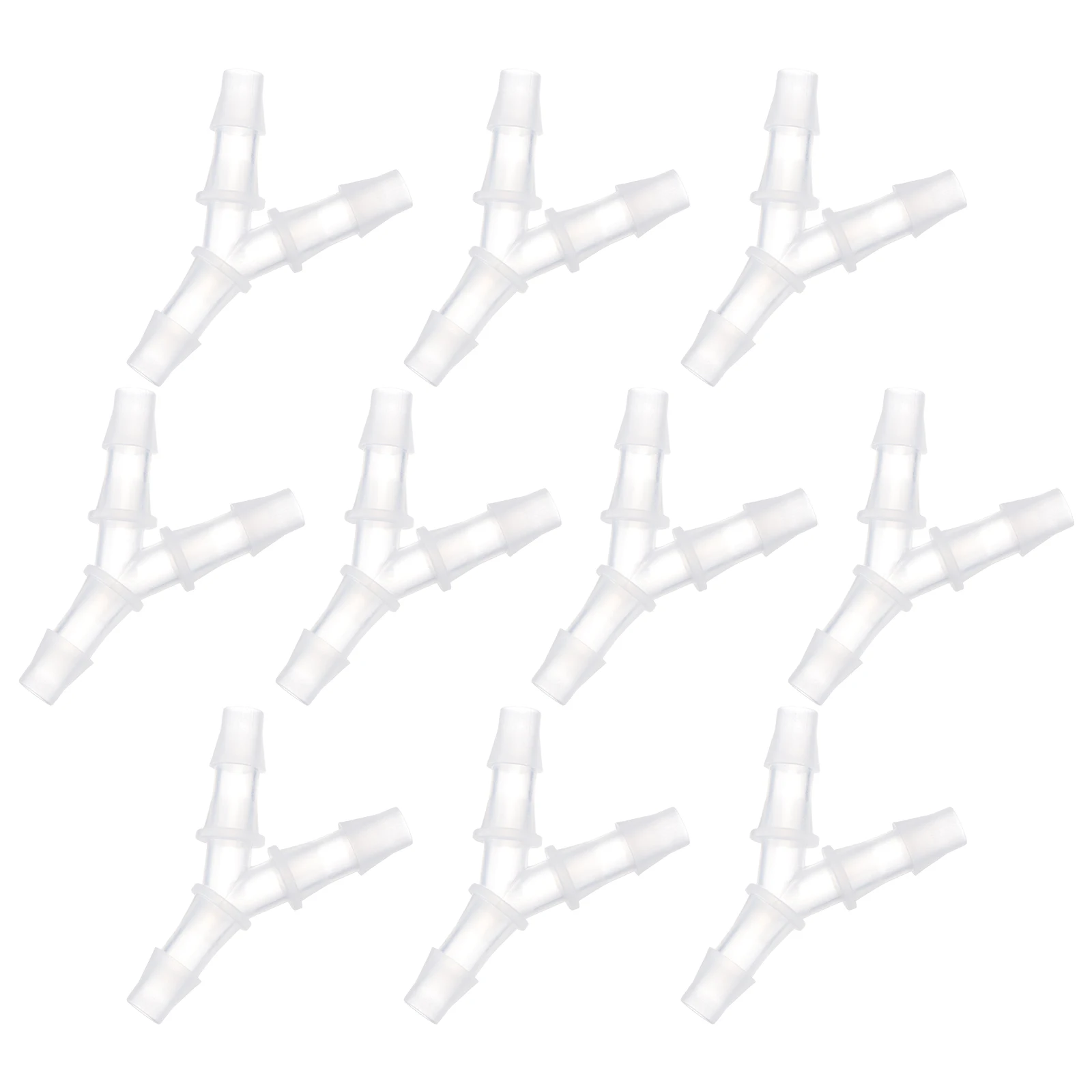 

10pcs Plastic Tee Joint 3 Way Connector Water Hose Fitting Parts Tube Fittings Laboratory Food Beverage
