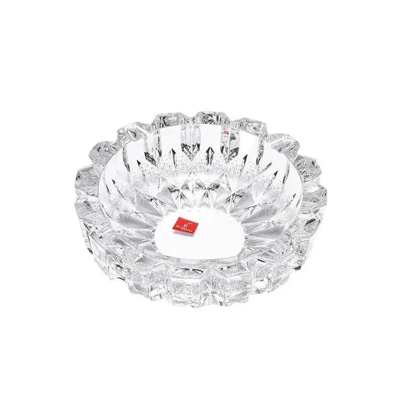 

Большая стеклянная пепельница 16 см/19 см, высококачественная сигаретная тарелка с защитой от взлета, летающий тренд, офис, гостиная, бытовой, минималистичный, роскошный