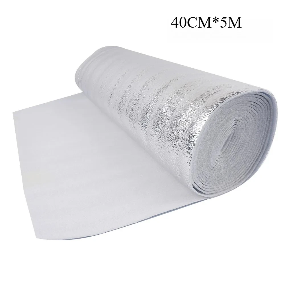 5/10m 라디에이터 열 반사 필름 호일 단열 필름 지붕 벽 열 알루미늄 필름 백 호일 열 반사 패드
