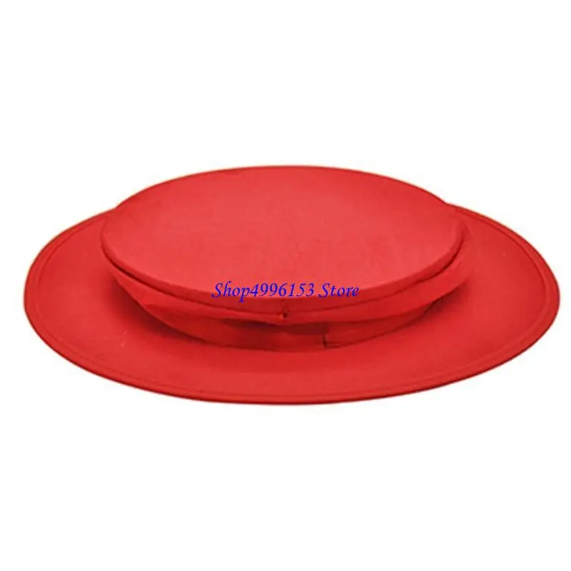 

Q0KE косплей шляпа-федора с плоским верхом для взрослых унисекс шляпа волшебника маскарадная кепка с шарами