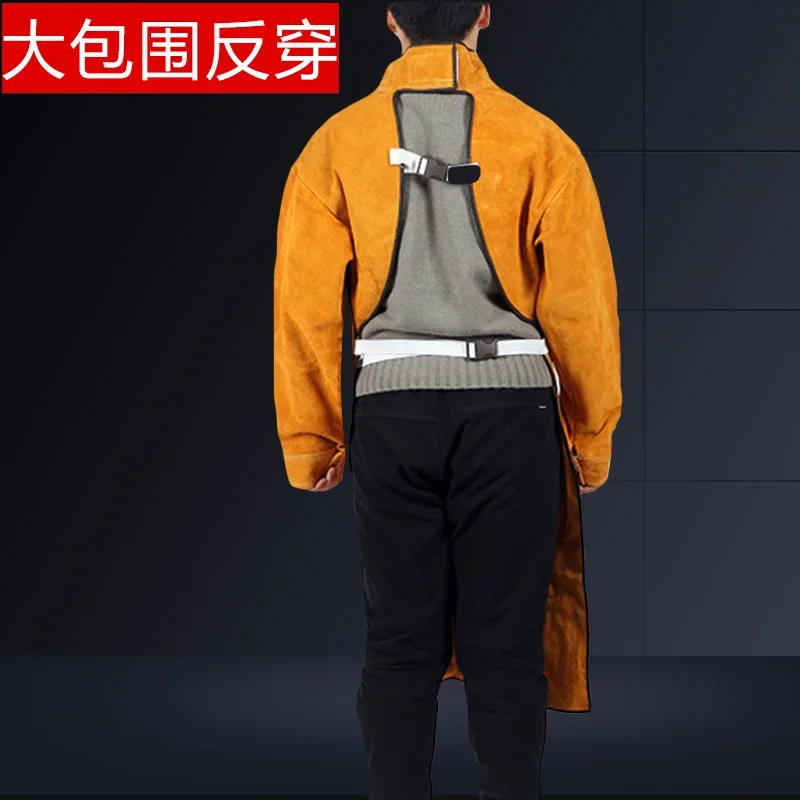 Welding suit protective clothing Welder Anti-dress protect equipment Apron Welding workwear