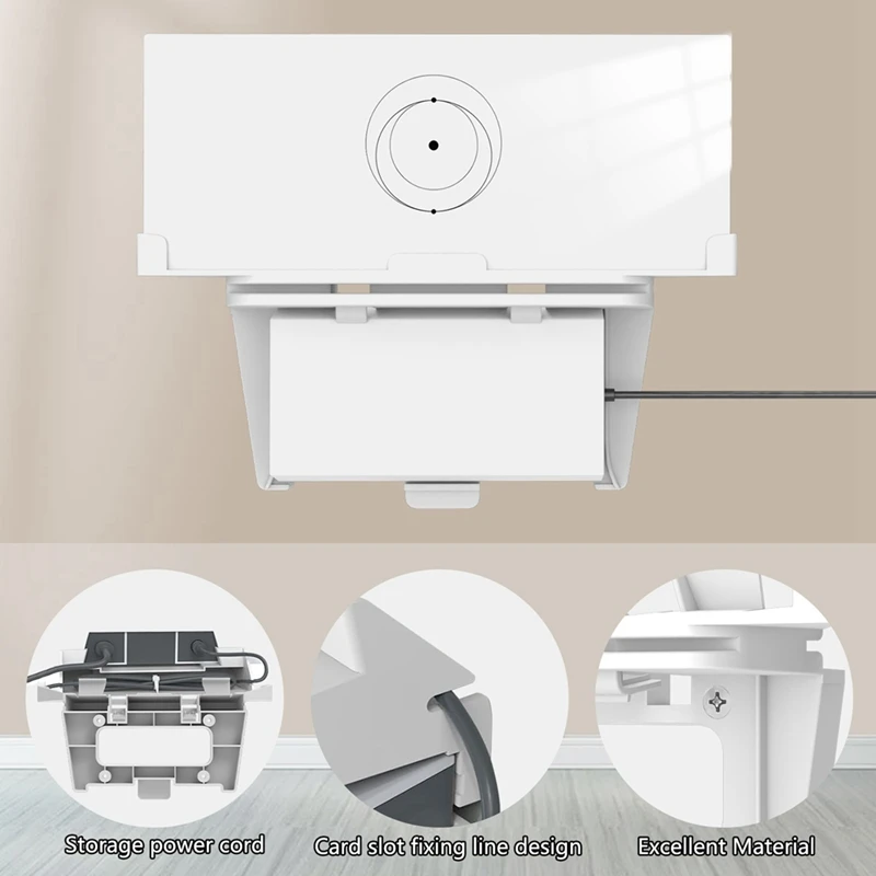 ABFA-For Starlink Mini Mount, Mounting Kit For Starlink Router And Power Supply,Stability Wall Holder