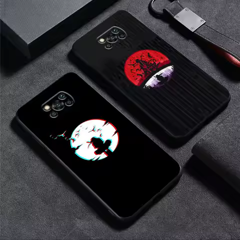 Uchiha Itachi Handsome Black Soft Phone Cover Case for Xiaomi Poco X3 X4 X5 X7 Pro M5 M3 M4 M7 Pro C75 C50 F1 C61 C40 F3 C71
