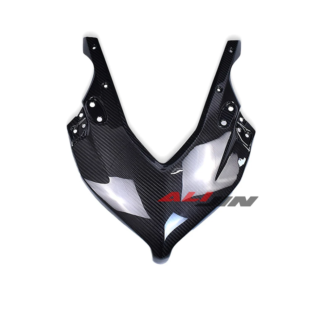 100% Real Dry Carbon Fiber Fairing For Honda CBR650R 2019-2023 2022 Motorcycle Front Fairing Nose Headlight Cover Panel Cowling