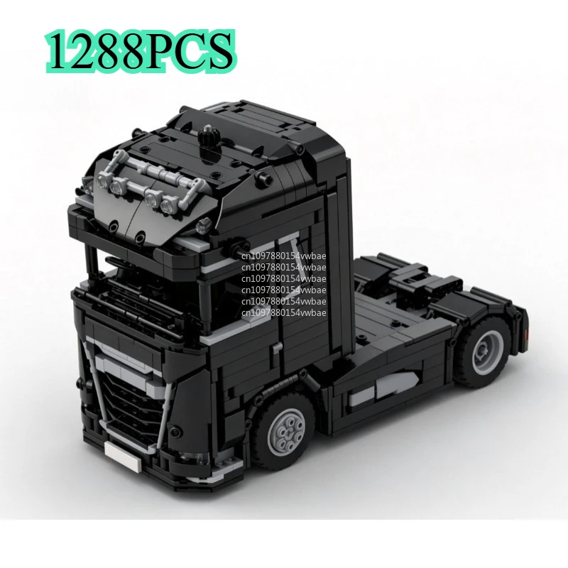NEW 1288PCS MOC 178876  2021 DAF XG 4x2 Tractor Truck Model Heavy Semi Truck Building Blocks Assembly Toy Gift