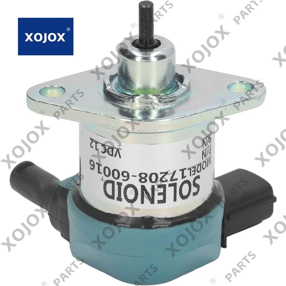 

XOJOX Fuel Stop Flameout Valve Shut Off Solenoid Valve DC 12V 17208 ‑ 60016 Generator Accessory