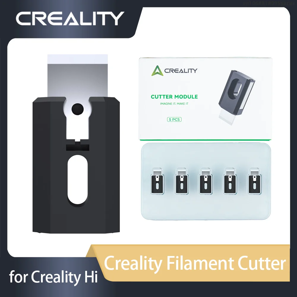 

Резак для нити Creality-Creality Hi (5 шт.) Быстрое отключение Высокая долговечность Быстрая замена Оригинальные детали 3D-принтера