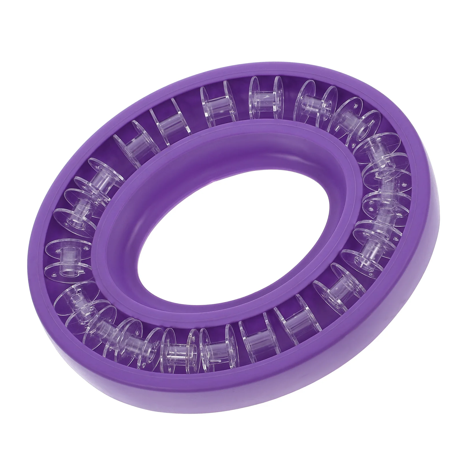 

1Set Bobbin Storage Case Sturdy Bobbin Holder Sewing Accessories Organizer Thread Container Sewing Supplies Bobbins Ring