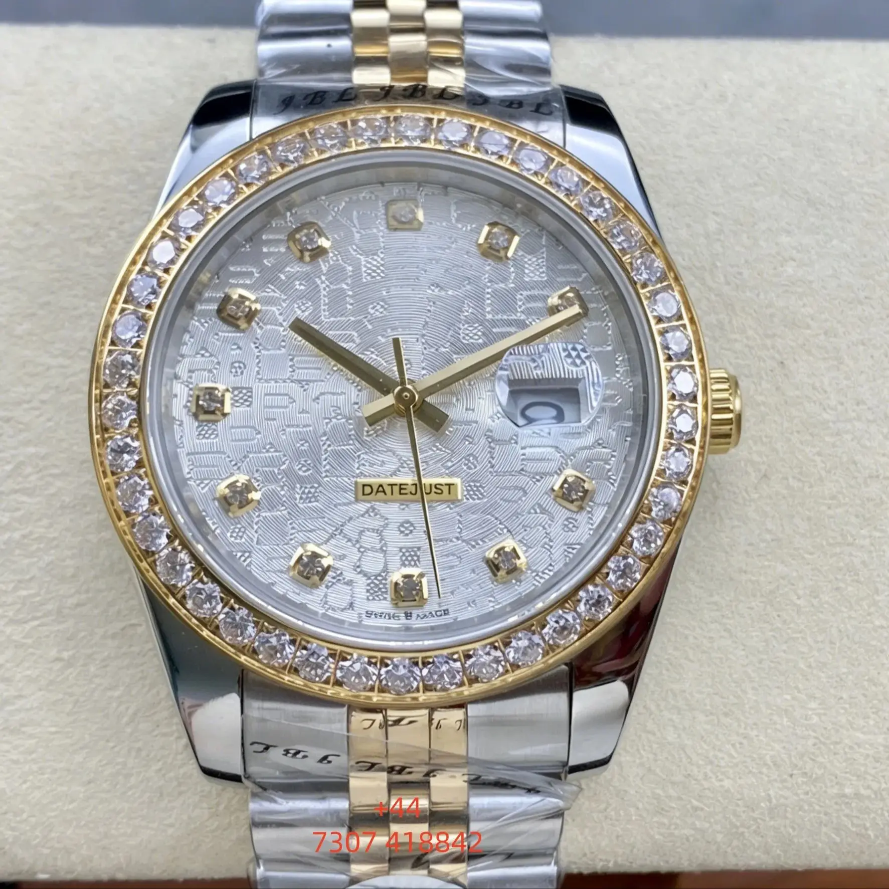 

Мужские часы класса люкс на заказ, 41 мм, сапфировое стекло, ремешок из нержавеющей стали 316L, импортный полностью автоматический механический механизм