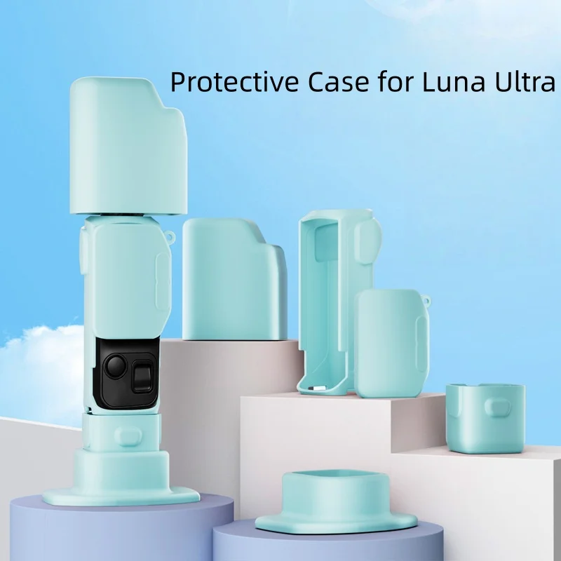 For Insta 360 Luna Ultra Protective Case Lens Cap Screen Protective Case Camera Base