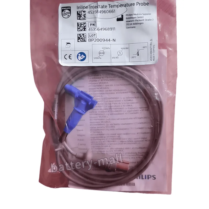 Brand New PC80105 PC80109 Applicable Mindray PICCO Temperature sensor cable