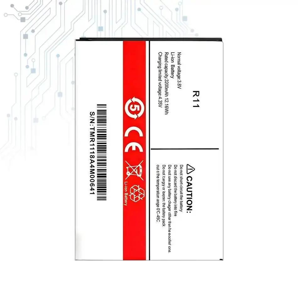 Reliable Power Supply Mobile Phone Battery For Cubot R11 3200Mah