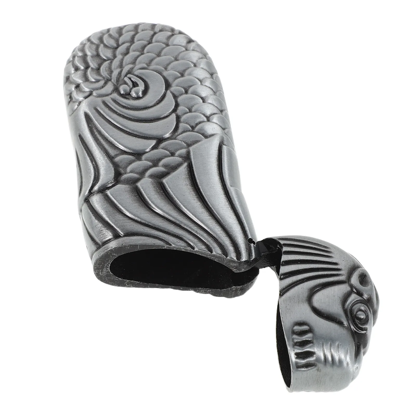 

Explosion-proof Lighter Case Fish Scale Arc Flip Relief