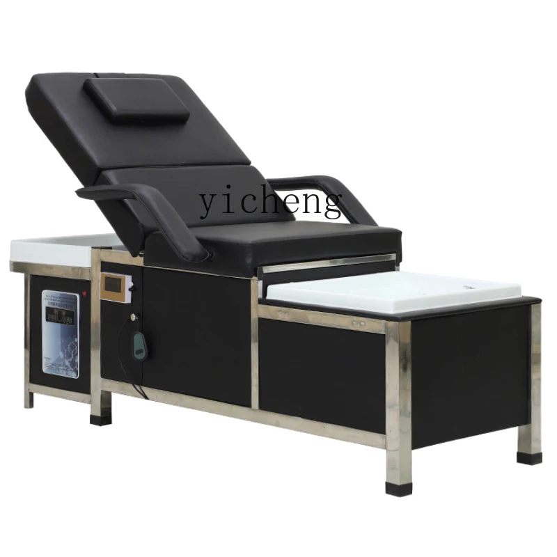 

XL Electric Shampoo Chair Constant Temperature Water Circulation Fumigation Hair Care Shop Barber Shop Integrated Bed