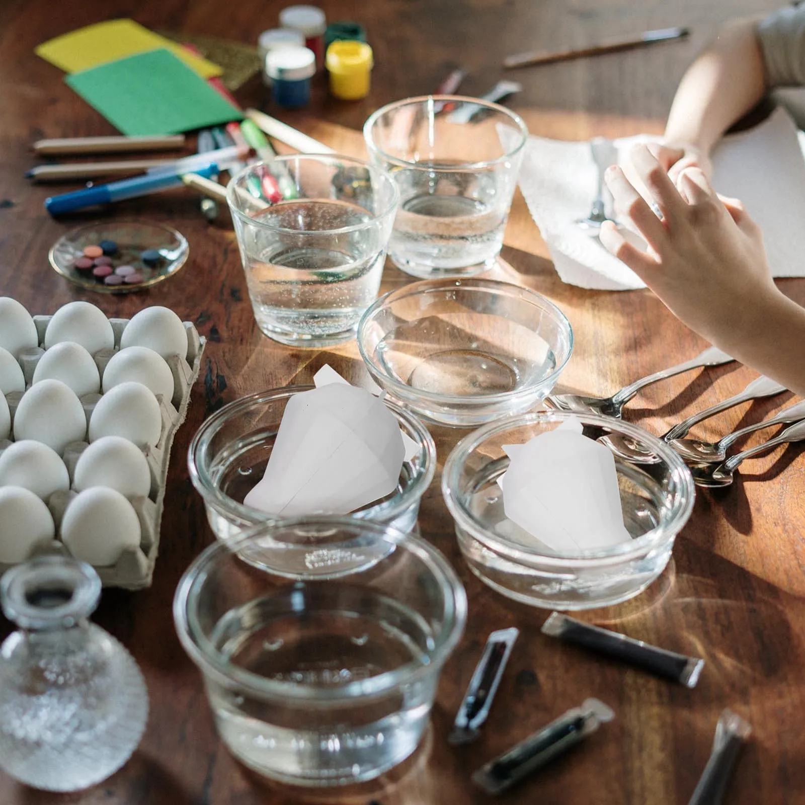 1Set Premium Light Bulb Casting Mold Simple Design Safe Odorless DIY Crafts Making Supplies Light Bulb Making Mold