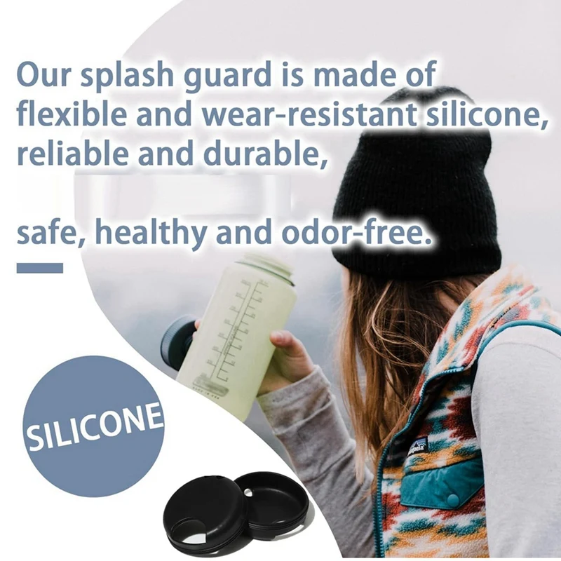 Silicone Splashguard Lid Wide Mouth For Nalgene Splash Guard 32 Oz Wide Mouth Water Bottle Accessories