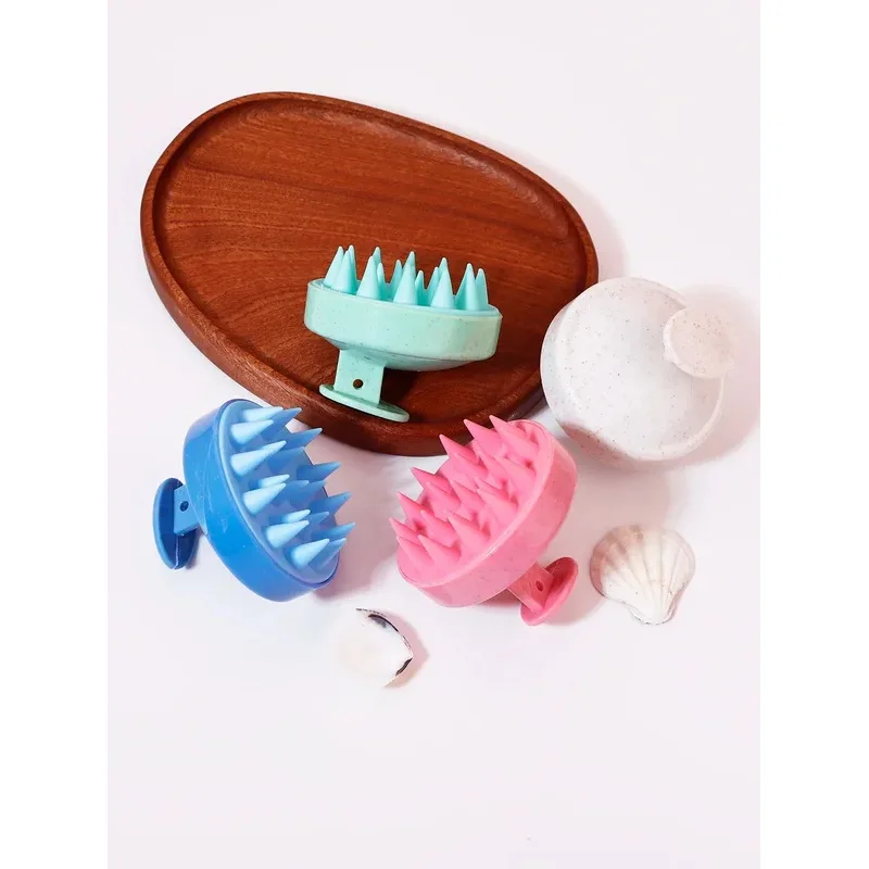 Silicone Scalp Massage Brush, Soft Hair Washing Comb, Shower SPA Body Massager, Household Hairdressing Beauty Tool