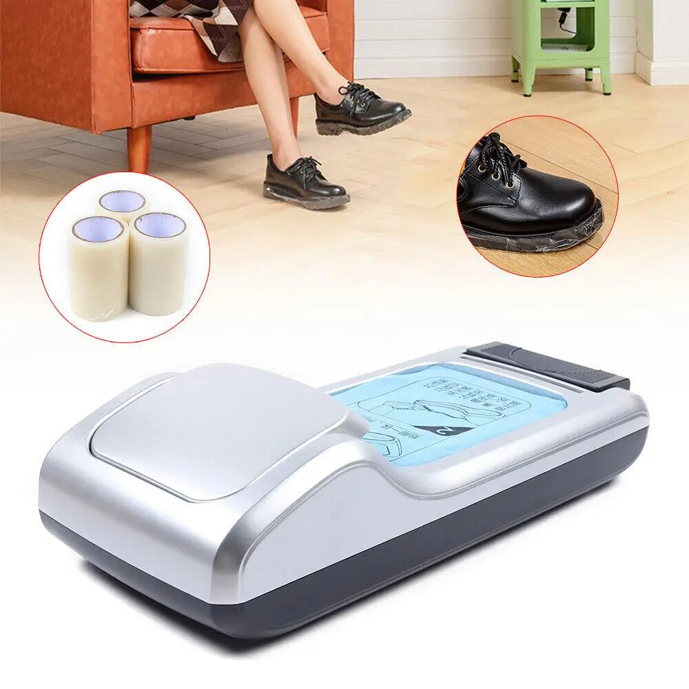 

Automatic Shoes Cover Machine Household Stepping Disposable Booties Maker Shoe Film Machine Smart Shoe Cover Dispenser Hand Free