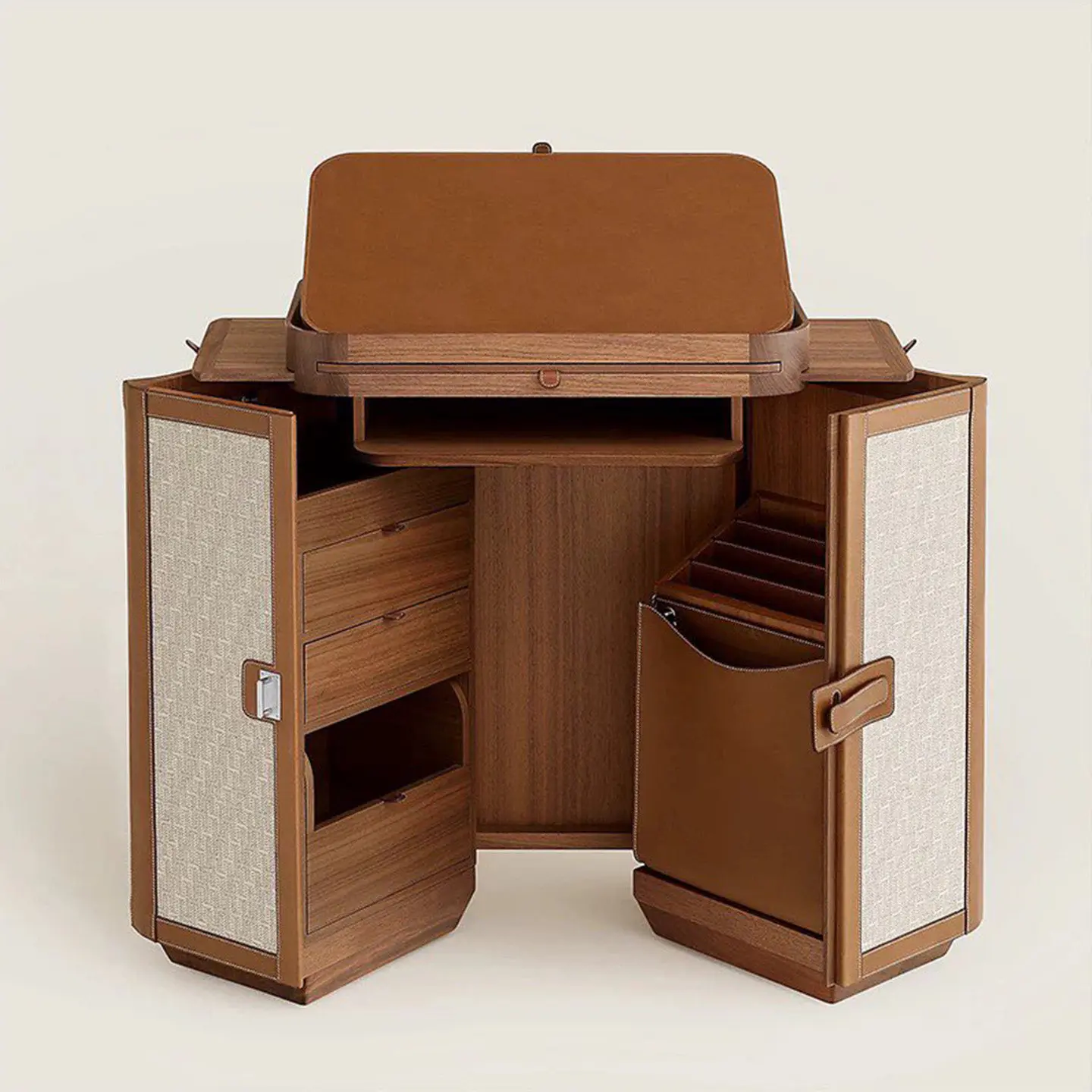 TT Light luxury solid wood dresser villa home living room art standard fashion storage dressing cabinet