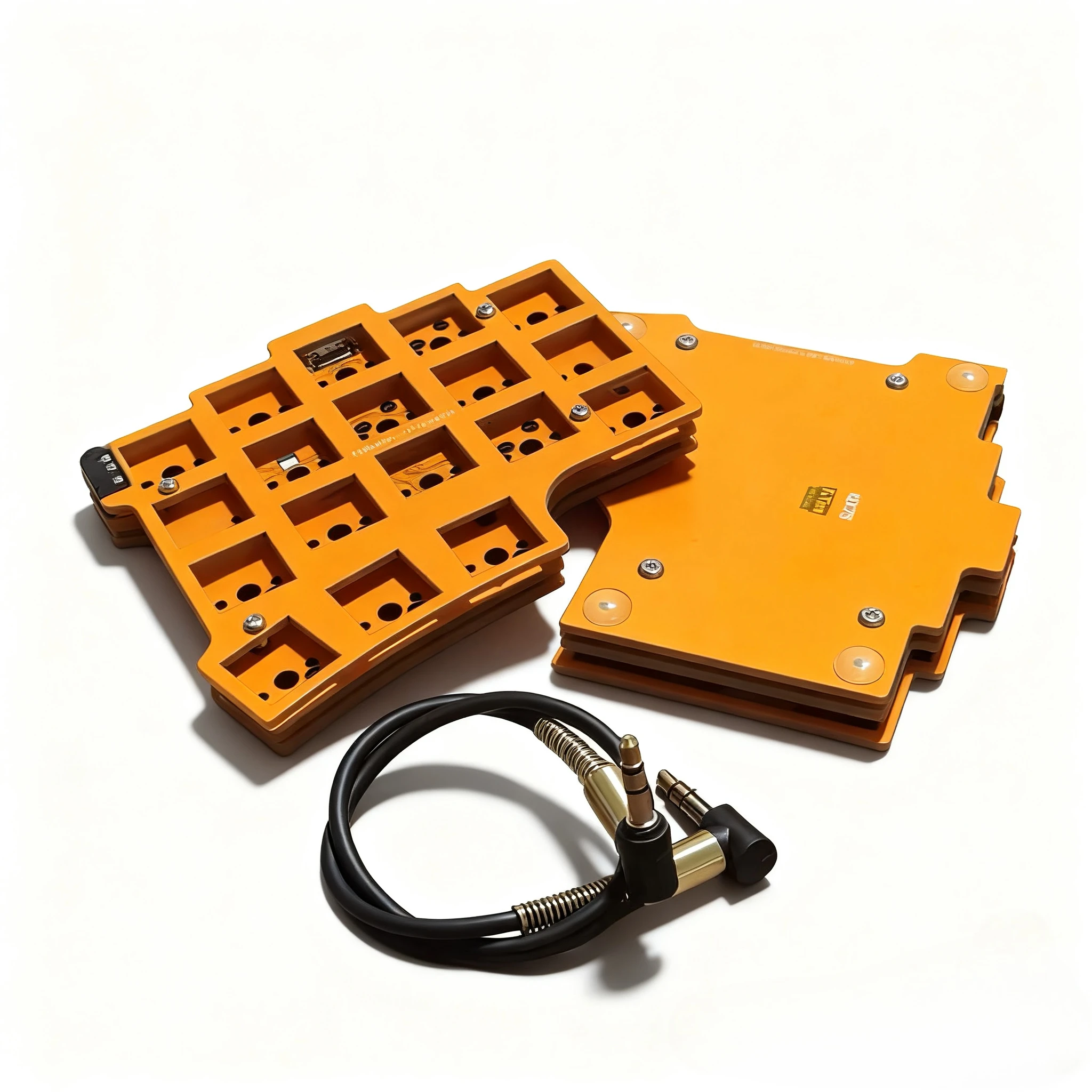 3x5 Split Keyboard Kit X7 Ergonomic QMK Wired Gaming Keyboard RGB VIAL Aluminium FR4 Plate for Mechanical Keyboard MX Switch