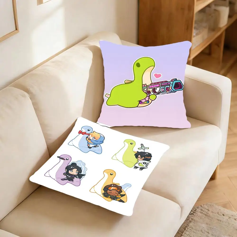 Game Character Apex Nessie Cushion Cover Warm coral fleece Cute kawaii plush Kawaii mascot throw