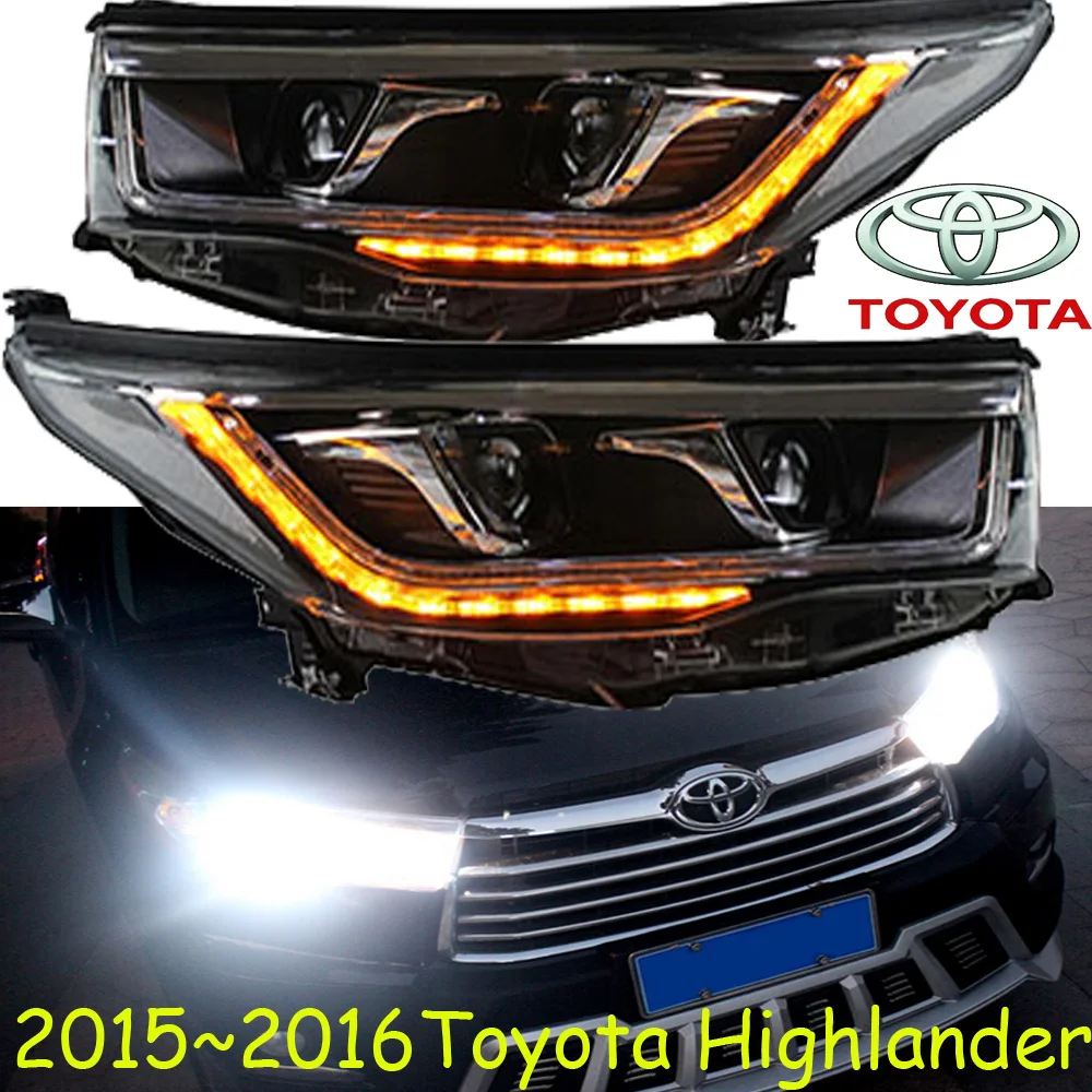 car bumper Highlander headlight,2015~2017,Highlander fog light,car daytime light Highlander driver light,Highlander