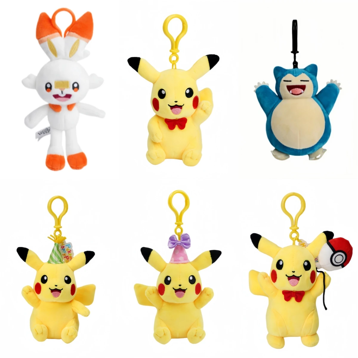 anime-pokemon-pikachu-snorlax-scorbunny-brinquedo-de-pelucia-bonito-boneca-chaveiro-criancas-mochila-pingente-macio-personagem-dos-desenhos-animados-acessorios