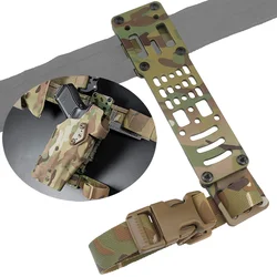 Adattatore per fondina modulare tattica compatibile con piattaforma QLS fondina militare fascia per gamba a goccia accessori per softair da caccia ad estrazione rapida