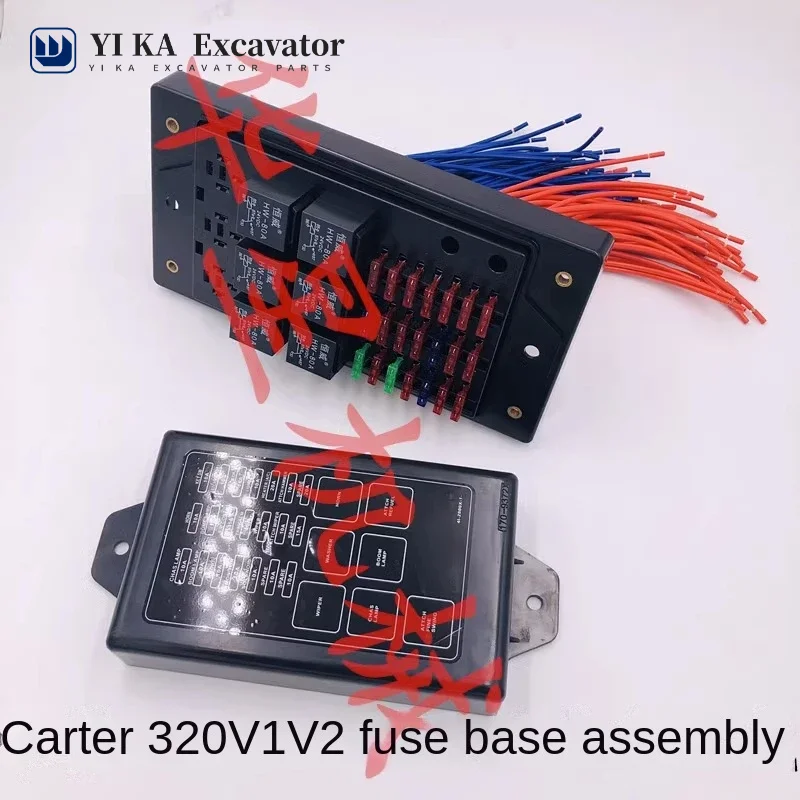 

For Caterpillar cat E320V1/320V2 fuse box/fuse cover/fuse box base assembly excavator