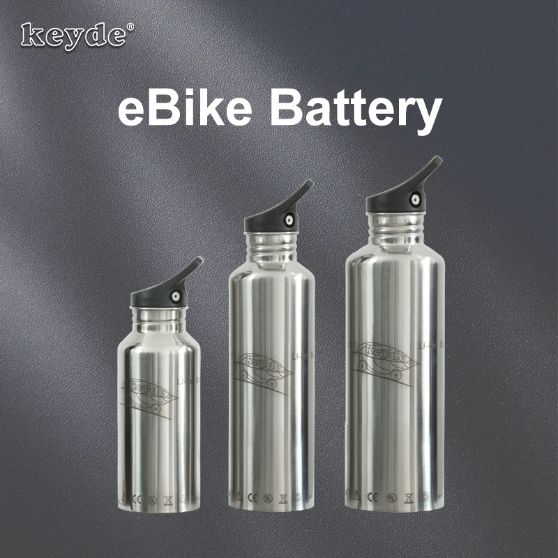 Keyde water bottle battery BI3607 BI3611 BI3615 eBike Lithium battery