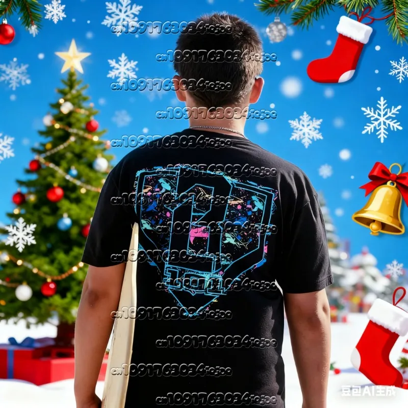 

Summer 2025 Boys Kids Baseball Lifestyle Shark Youth Tee Print Dry quickly T-Shirt Breathable Loose Sweat Absorbing Fashion Tee